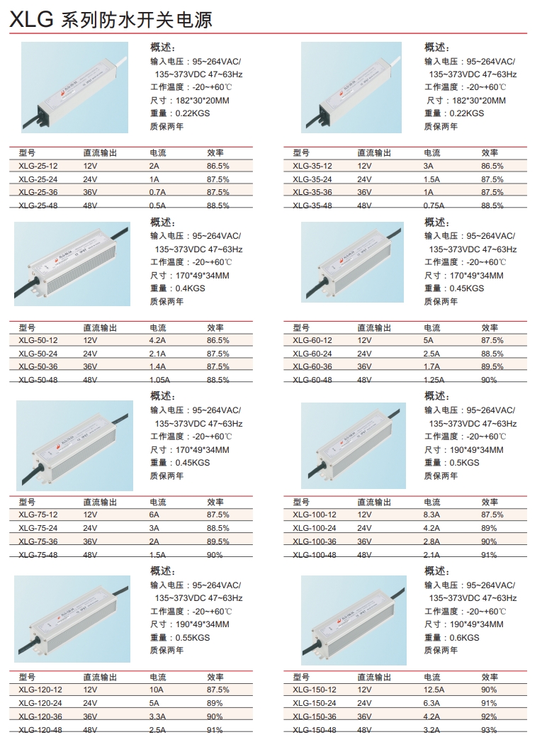 XLG 系列防水開關電源.png